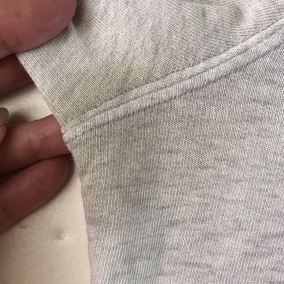 Victorias Secret Pink Logo Sweatshirt With Leopard Print Shoulders Size Small - Picture 10 of 16